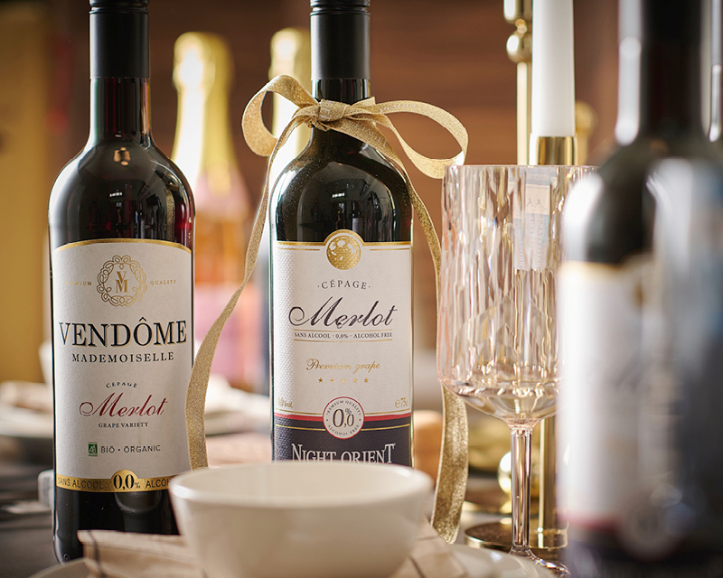 1+1組合｜Night orient x VENDOME Merlot 無酒精紅酒